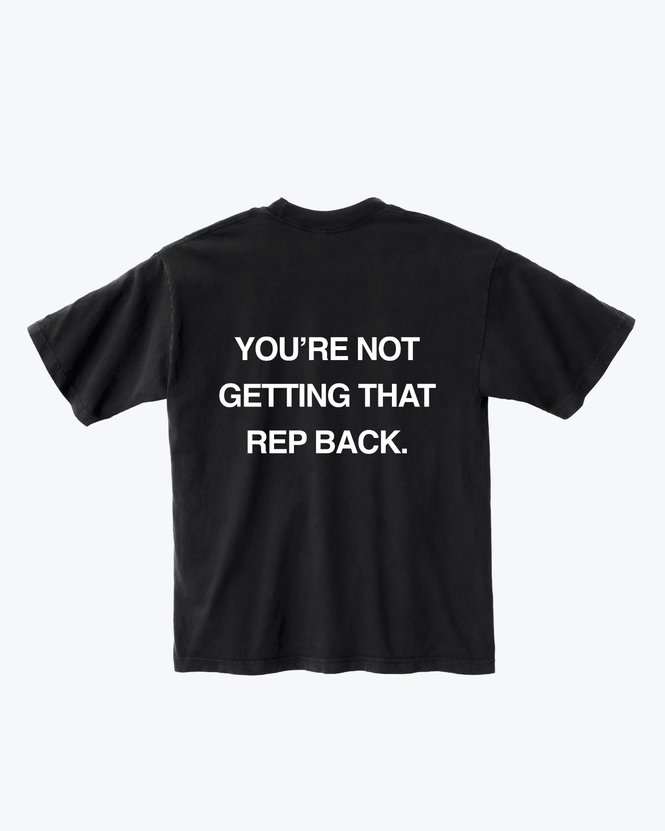 statement tee - blk